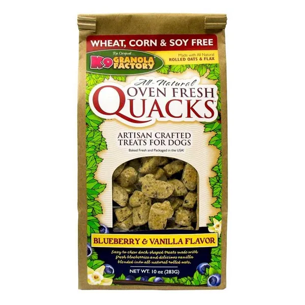 10 oz. K-9 Granola Factory Quacks Blueberry Vanilla - Treats